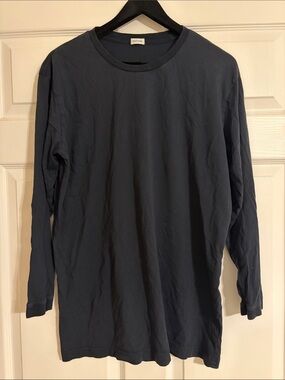 Son of a Tailor Custom Long-Sleeve T-Shirt - Navy Blue (Fits Like L / XL)